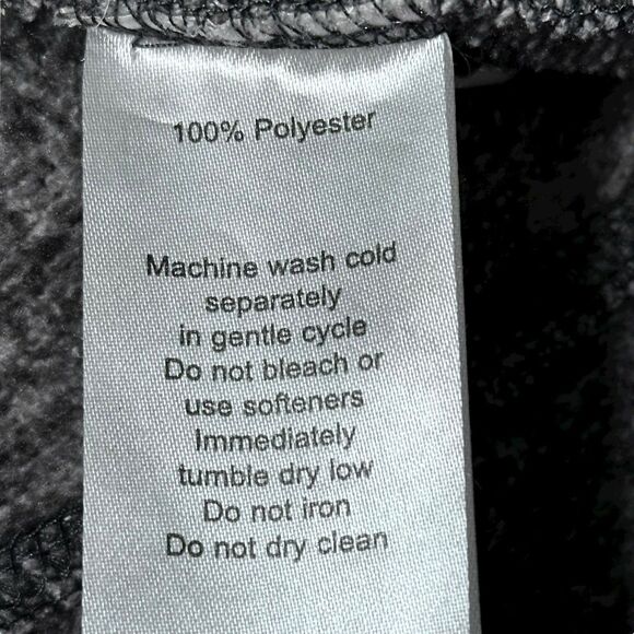 Ford Mustang Jacket Women L Gray Full Zip Fleece Embroidered Logo - Picture 11 of 13